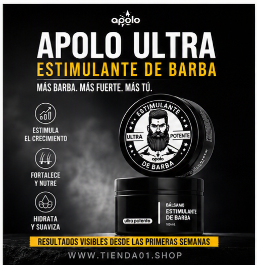APOLO ULTRA- ESTIMULANTE DE BARBA